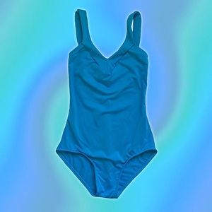 super cute blue dance leotard